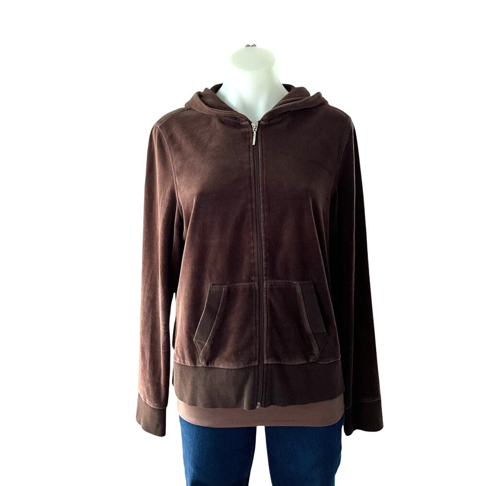Calvin Klein Brown Velvet Jacket: Y2K, Modern
